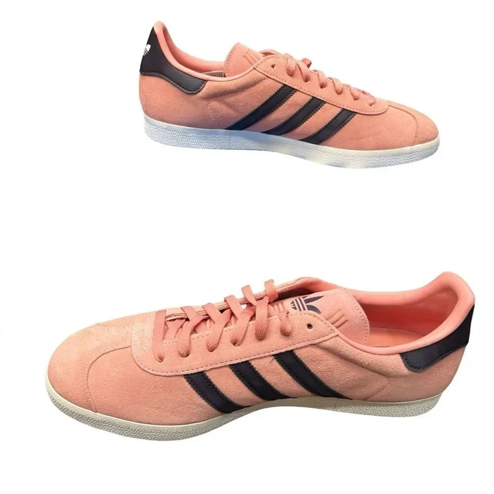 adidas Gazelle JH5388 Men's 13 Glow Pink Aurora Black Sneakers New with Box